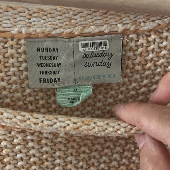 Anthropologie X Satuday Sunday Talula Cropped Sweater. M - Picture 6 of 7